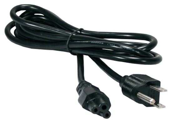 Cable de Corriente Trebol Manhattan 348591 Negro 1,8 m