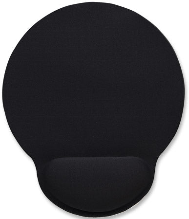 Mouse Pad Alfombrilla Para Ratón Marca Manhattan 434362 Negro Monótono