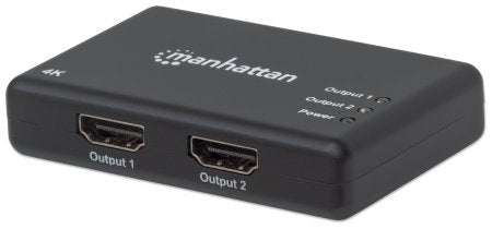 Manhattan 2-Port HDMI Video Splitter Black 