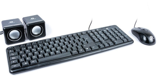 Kit de Teclado y Mouse Naceb Technology - Negro - Escolar Express