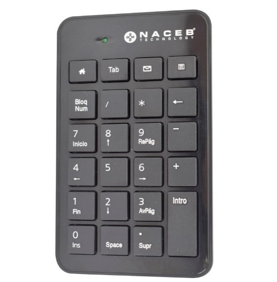 Teclado Numérico Naceb Technology NA-0104 Negro Numérico