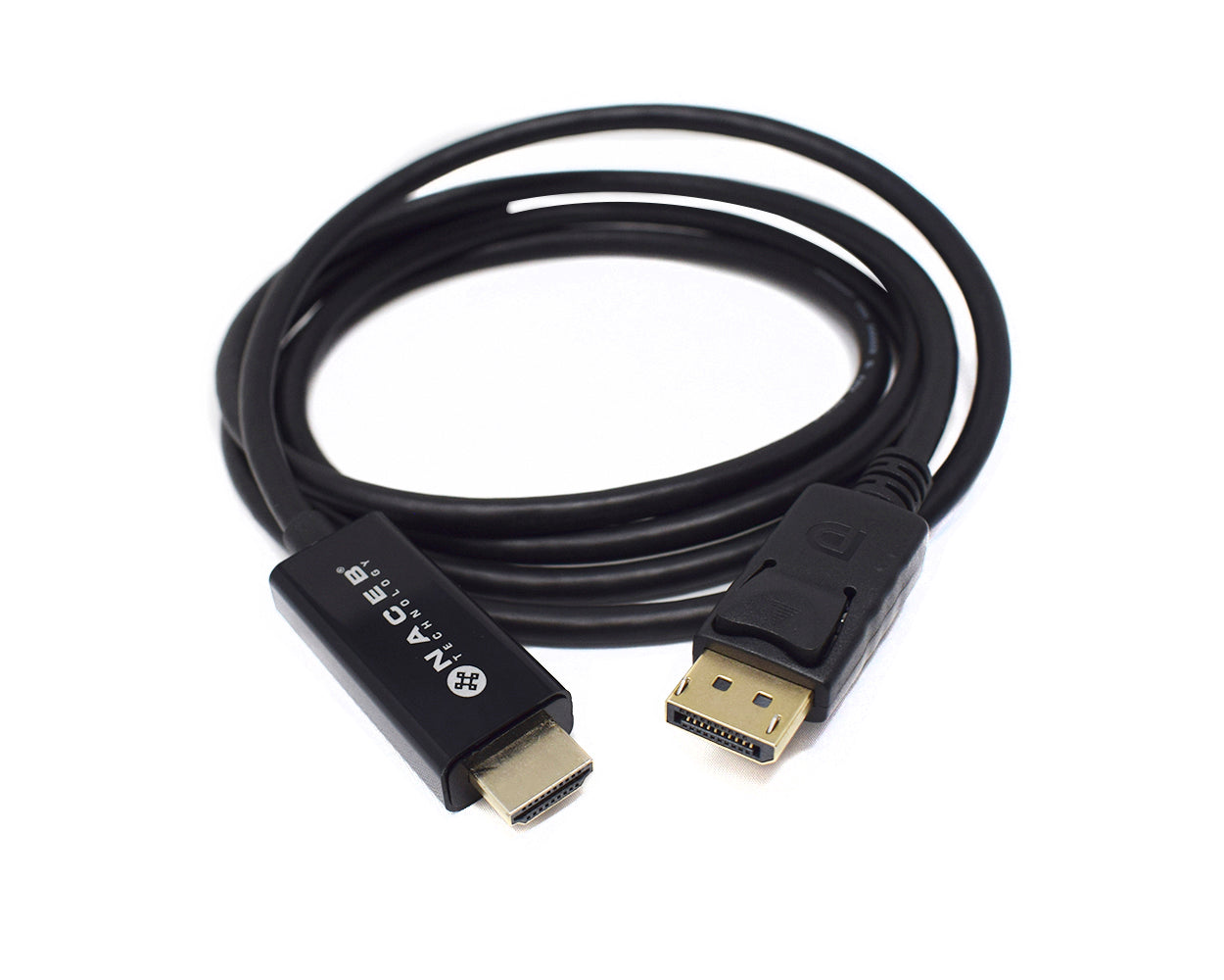 Adaptador HDMI a DisplayPort Marca Naceb Technology NA-0106 Negro - Escolar Express