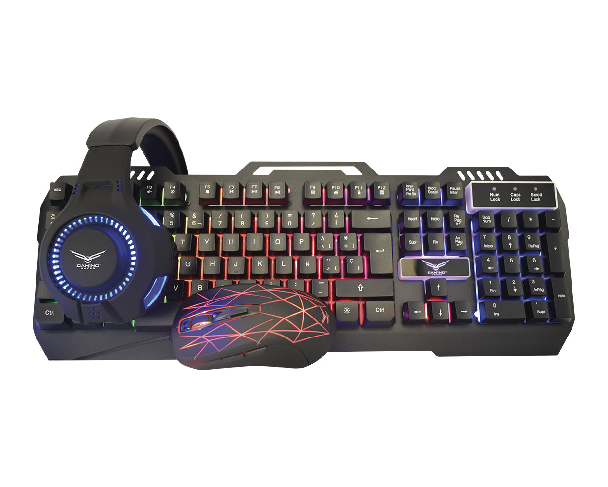 Kit Gamer Naceb Technology NA-0925 USB - Escolar Express