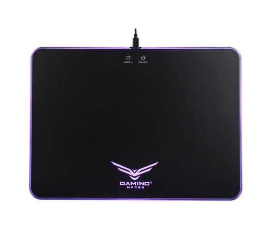 Mouse Pad Gaming Alfombrilla Para Ratón Marca Naceb Technology NA-0927 Negro PVC