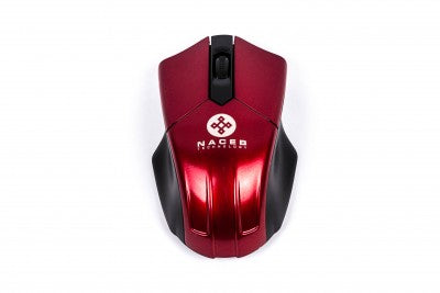 Mouse Naceb Technology NA-273R Rojo Óptico - Escolar Express