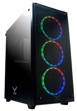 Gabinete Gaming Naceb Technology PLAYER Crystal Case Negro Full ATX - Escolar Express