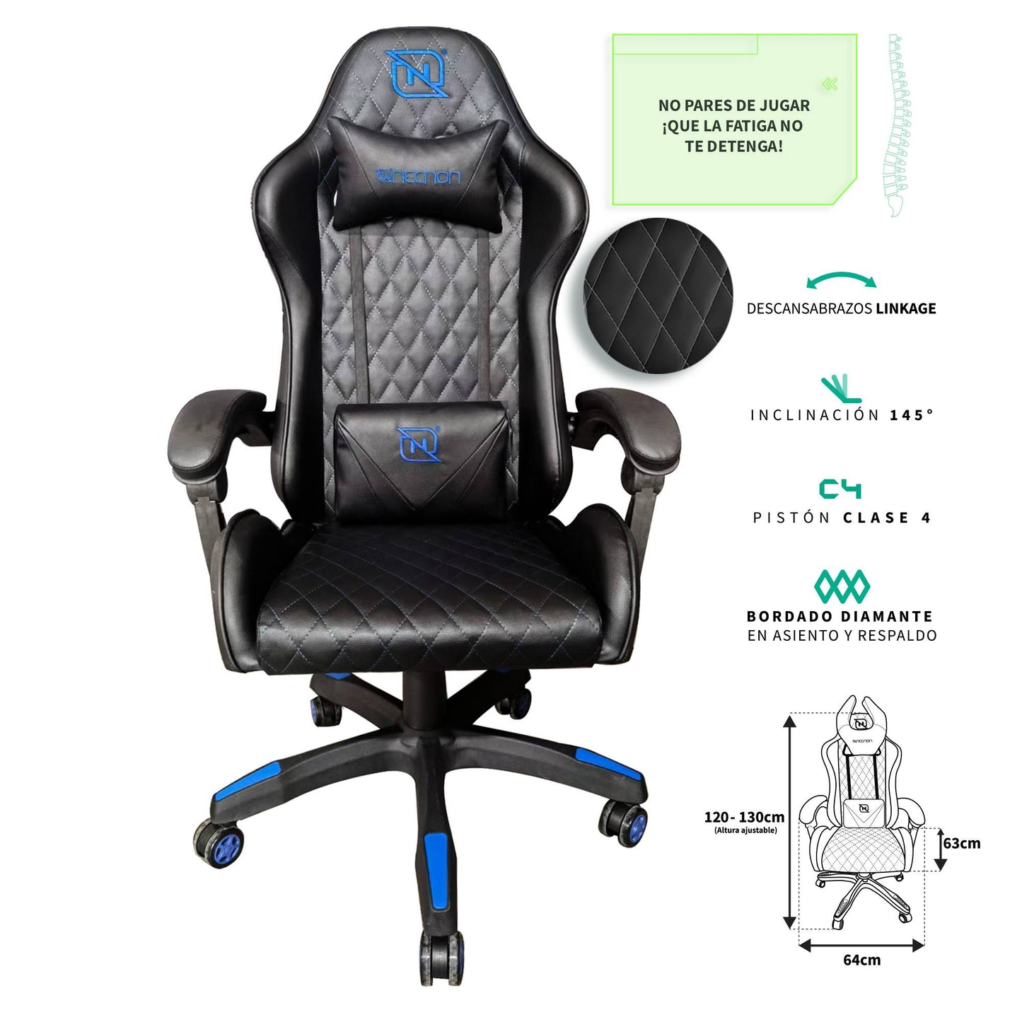 Silla Gaming Necnon Modelo NSG-01