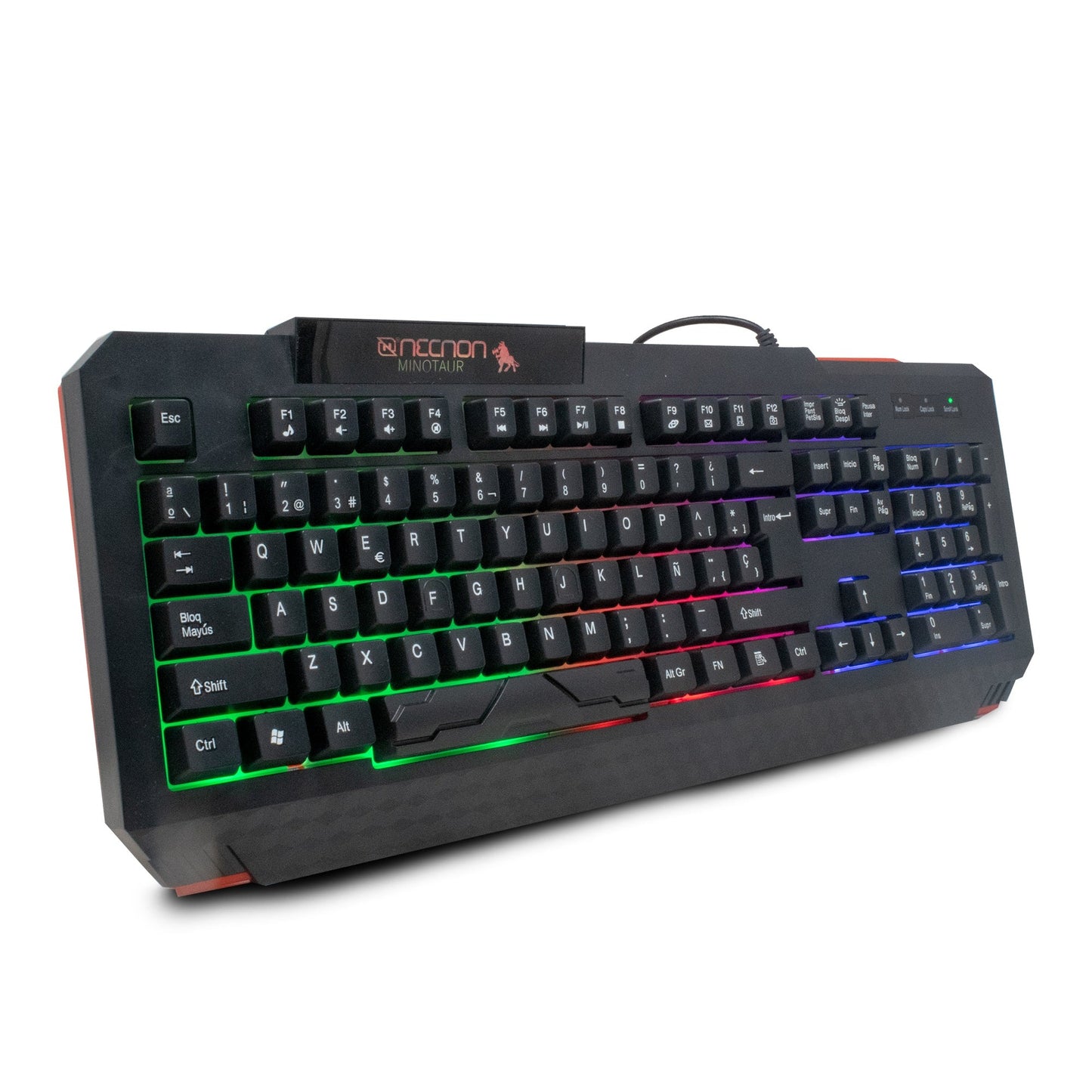 Teclado Gaming Alámbrico Necnon NGK-MINOTAUR Negro Alámbrico