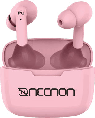 Audifonos Necnon NTWS-03 Rosa Bluetooth - Escolar Express