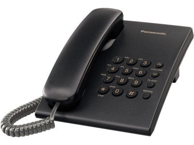 Teléfono Analógico Panasonic KX-TS500MEB Negro Analógica