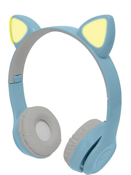 Perfect Choice Brand Wireless Headband For Children Catto Blue 