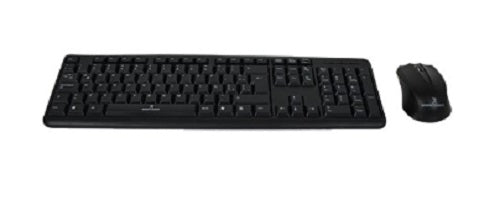 Kit teclado y mouse (PC-201076) Alambrico USB Perfect Choice PC-201076 Negro Estándar - Escolar Express