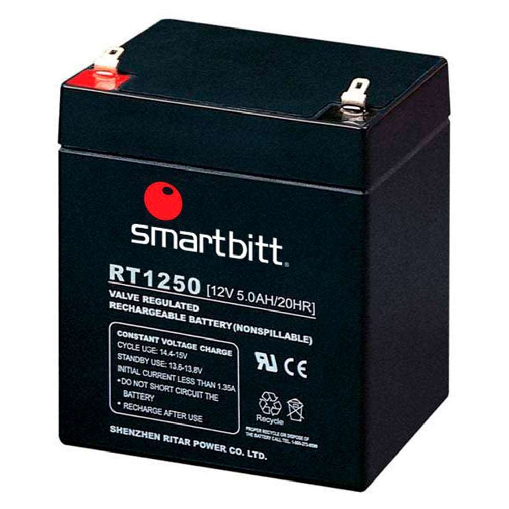 Batería de Reemplazo Smartbitt SBBA12-5 Negro Plomo-ácido - Escolar Express