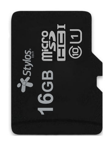 Memoria Micro SD 16GB Stylos STMSDS2B 16 GB Negro