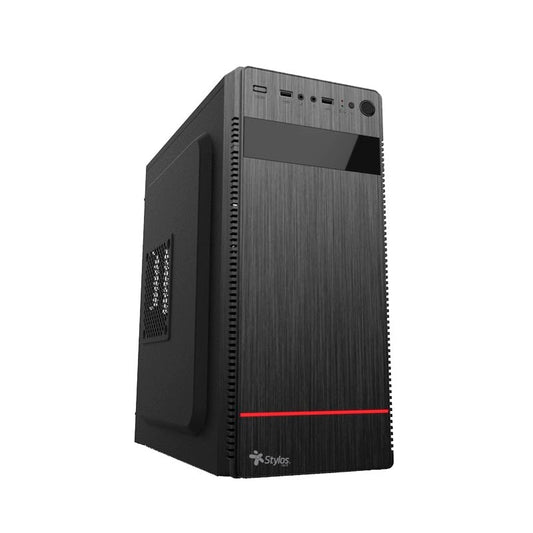 Stylos STPGAC4B MICRO ATX Case Black Color 500 W 