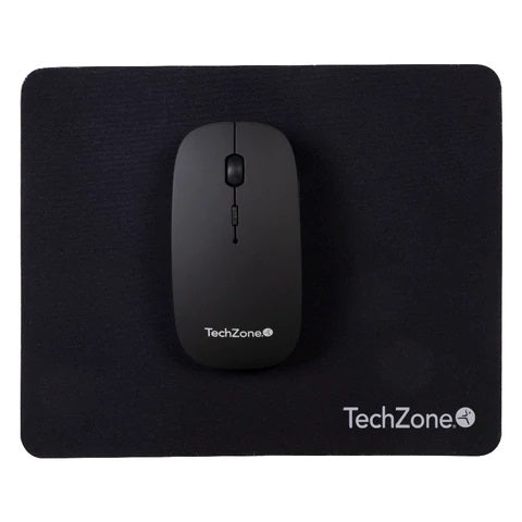 Mouse Inalámbrico Techzone TZ18MOUINAMP-NG Negro Inalámbrico - Escolar Express