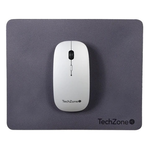 Mouse Inalámbrico Techzone TZ18MOUINAMP-PL Plata Inalámbrico