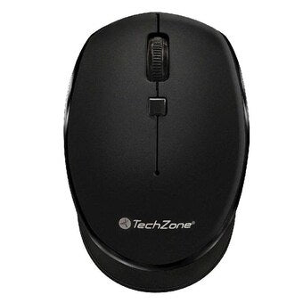 Mouse inalámbrico Techzone TZ19MOU01-INA Negro 3 botones - Escolar Express