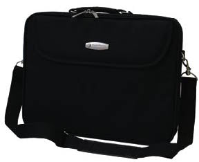 Techzone TZEST01N Black Nylon Briefcase 