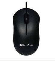 Mouse Techzone TZMOU01 Negro Óptico - Escolar Express