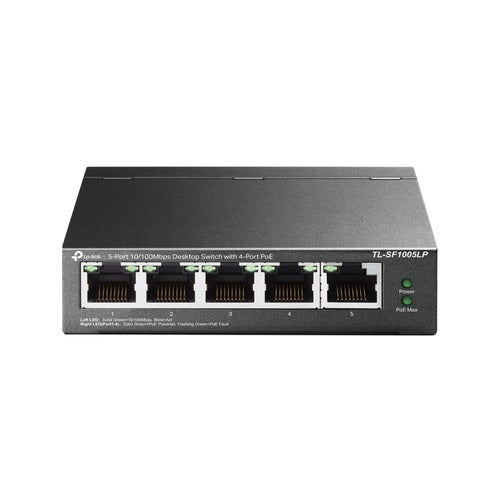 Non-manageable switch Brand Tp-Link TL-SF1005LP Black 47 W 