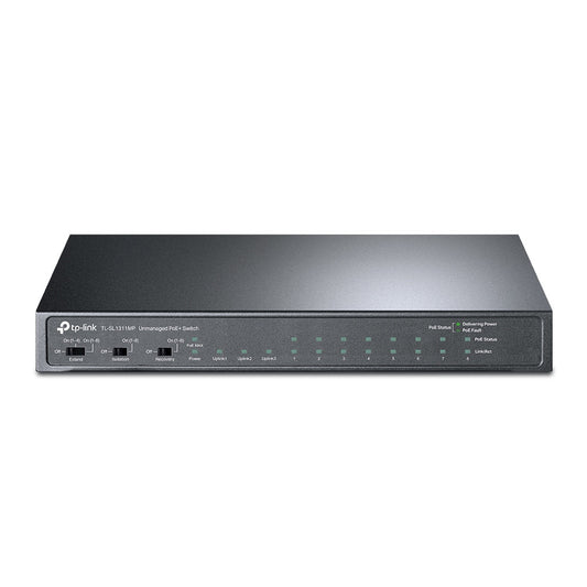 Tp-Link TL-SL1311MP Black Desktop Switch 8 ports 