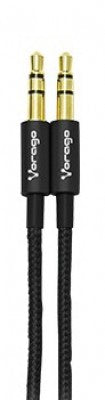 Cable de Audio Vorago AC-365810-4 Negro 3.5mm