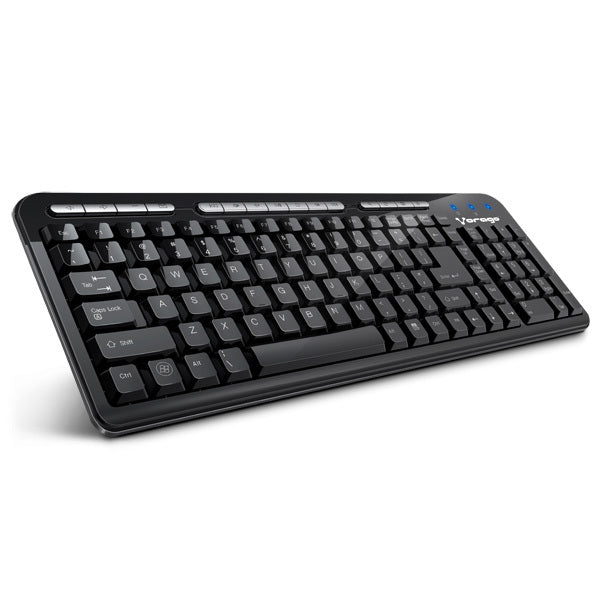 Vorago KB-202 Black Wired Keyboard 