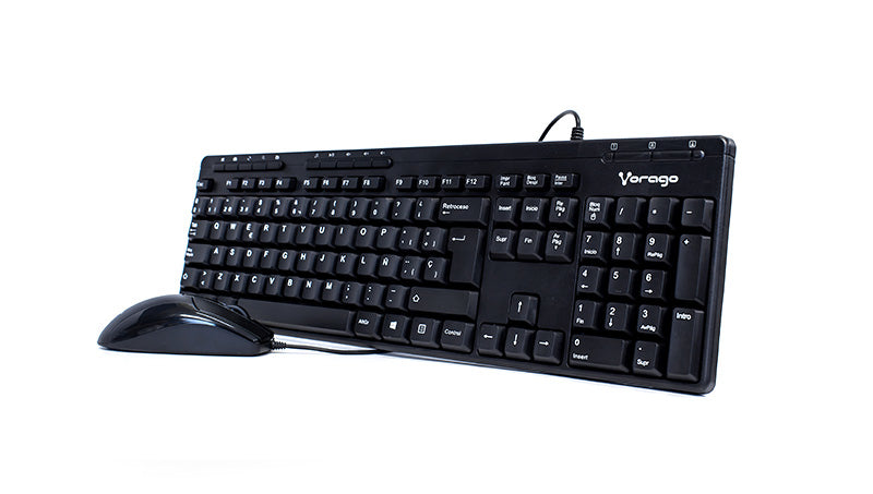 Kit de Teclado y Mouse Vorago KM-104 Negro Estándar