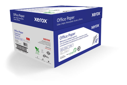 Papel Bond Office Paper Oficio Xerox Azul 5000 Hojas 10 paquetes