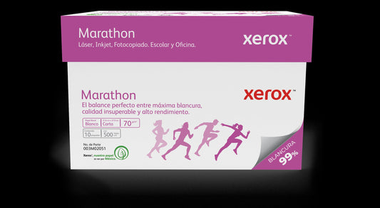 Papel Bond Marathon Carta Xerox Marathon 5000 Hojas 8.5 x 11 pulgadas - Escolar Express