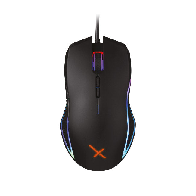 Mouse Gamer Xzeal XZ920 Negro/Multicolor 12400 DPI