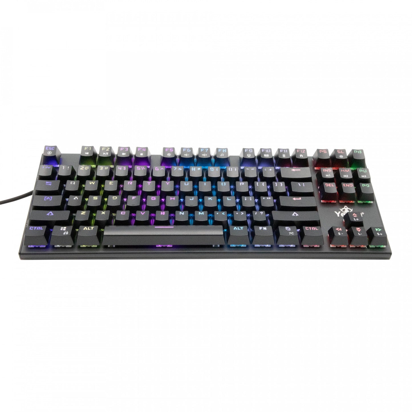 TECLADO GAMER ME SWAZ RGB Yeyian SPARK SERIE 2000 Negro USB