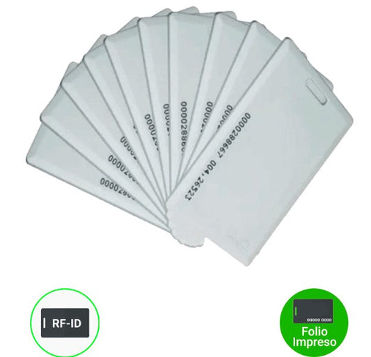 Cards compatible with RFID readers with fr Zk Teco IDCARDKR2K 